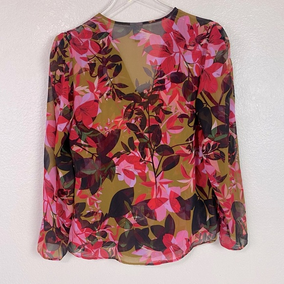 CAbi Mia 2 Piece Long Sleeve Layered Blouse Size M - Picture 5 of 8